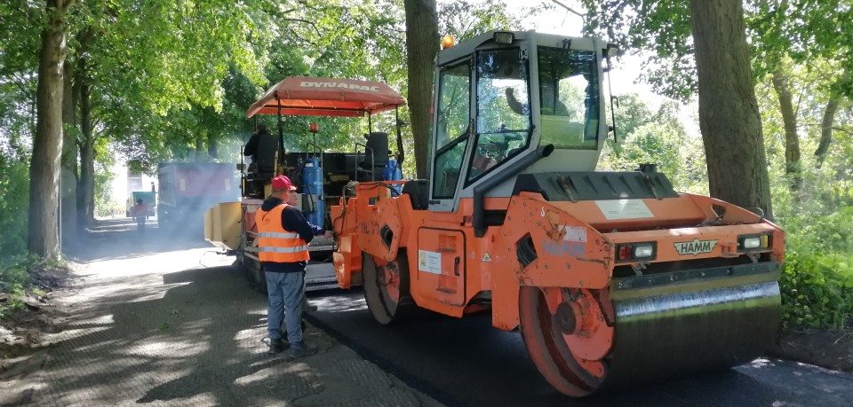 Rozpoczęliśmy prace przy przebudowie drogi wojewódzkiej nr 147 odc. Gostomin-Wołkowo