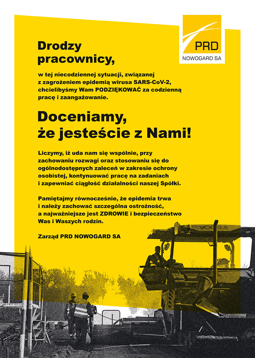 Doceniamy, że jesteście z Nami!