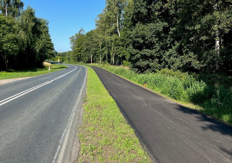 Trasa rowerowa Velo-Baltica na odcinku Dziwnów-Łukęcin